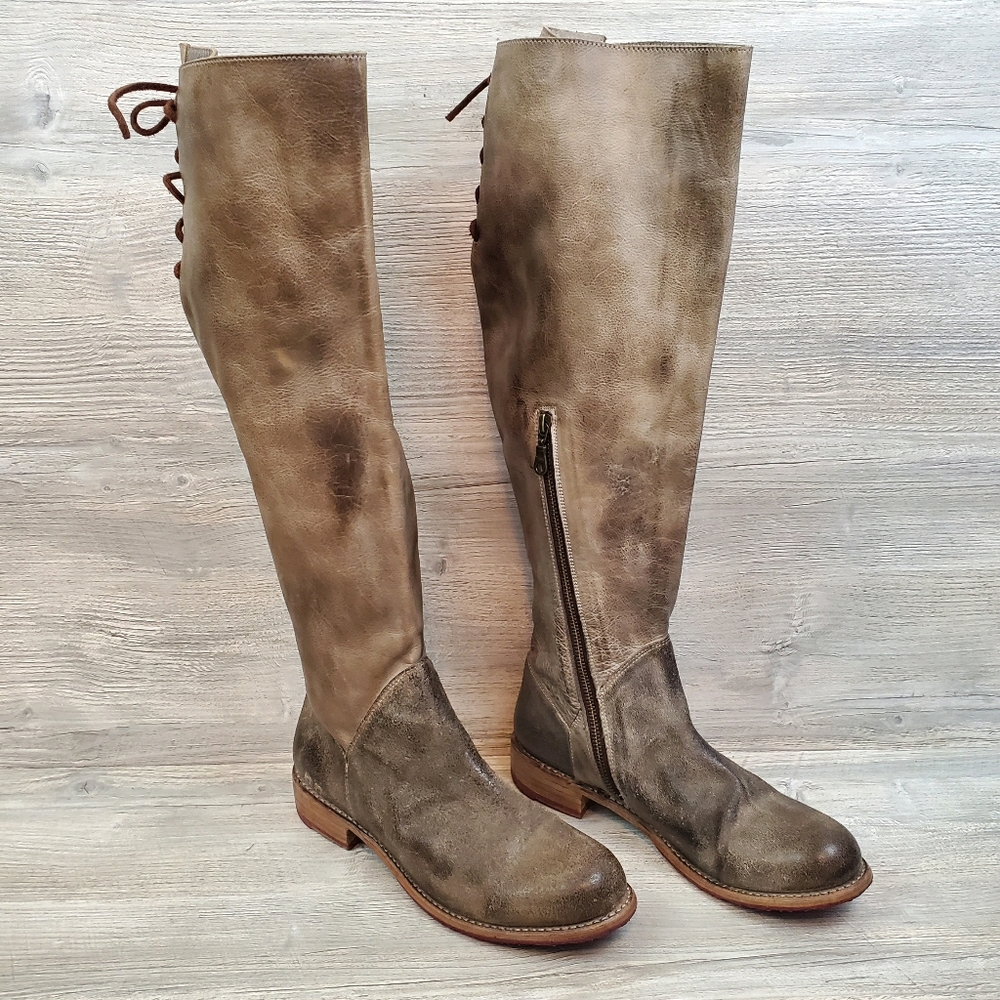 Bed Stu Manchester II riding boot in taupe 10